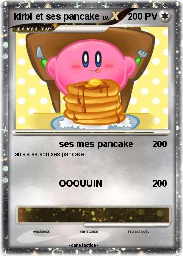 Pokemon kirbi et ses pancake