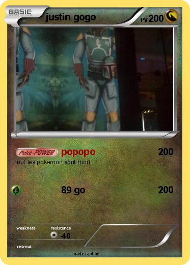 Pokemon justin gogo