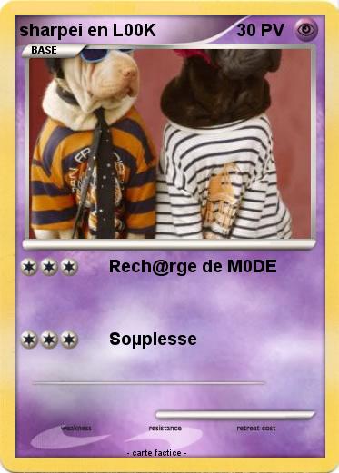 Pokemon sharpei en L00K