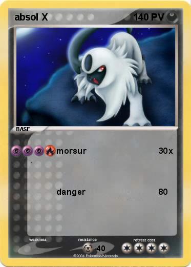 Pokemon absol X