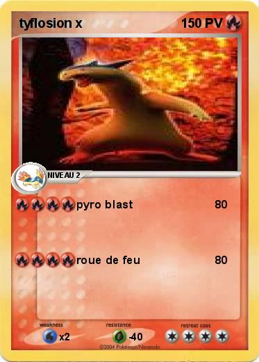Pokemon tyflosion x