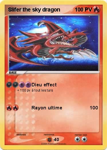 Pokemon Slifer the sky dragon 