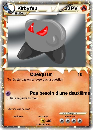 Pokemon Kirby feu
