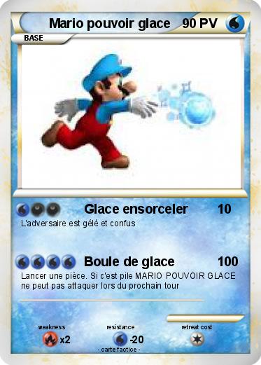 Pokemon Mario pouvoir glace
