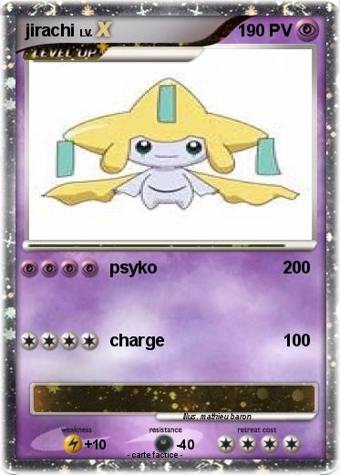 Pokemon jirachi