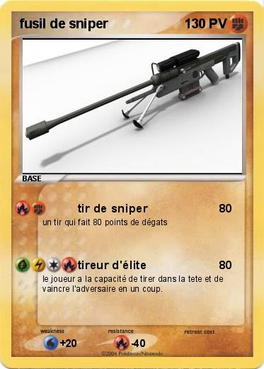 Pokemon fusil de sniper
