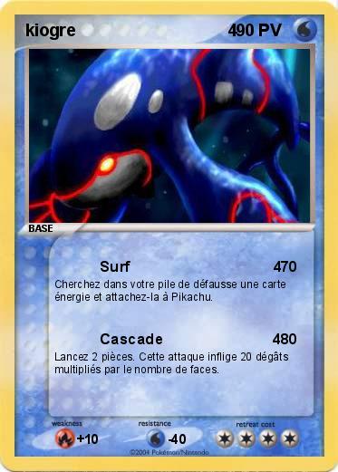 Pokemon kiogre                                 4