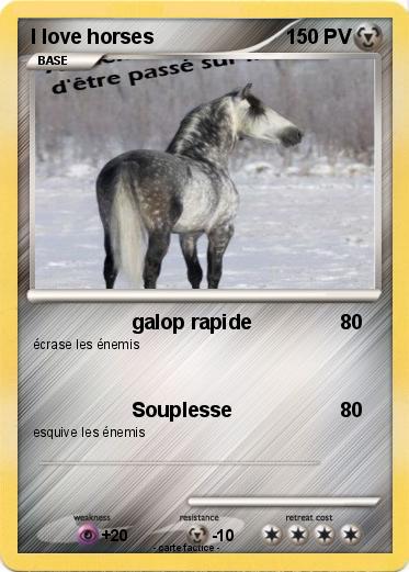 Pokemon I love horses