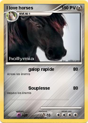 Pokemon I love horses
