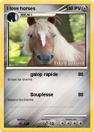 Pokemon I love horses