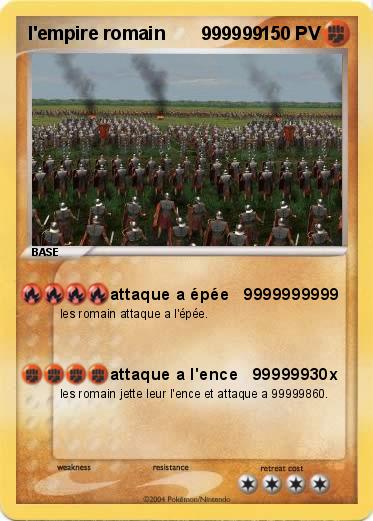 Pokemon l'empire romain       999999   