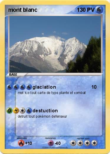 Pokemon mont blanc