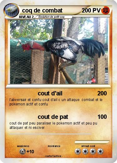 Pokemon coq de combat