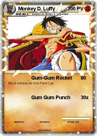 Pokemon Monkey D. Luffy