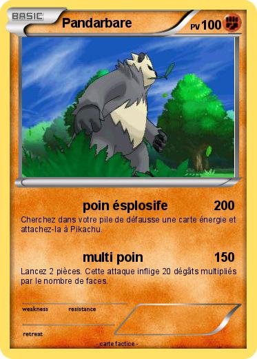 Pokemon Pandarbare