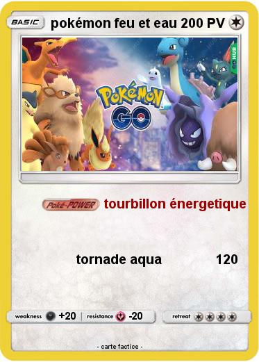 Pokemon pokémon feu et eau