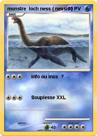 Pokemon monstre  loch ness ( nessie )