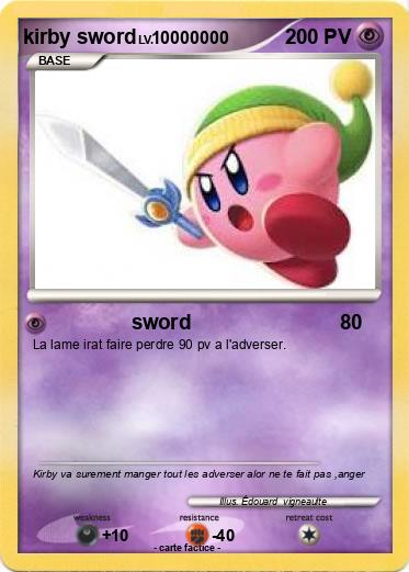 Pokemon kirby sword