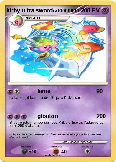 Pokemon kirby ultra sword