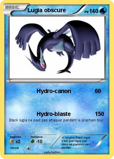 Pokemon Lugia obscure