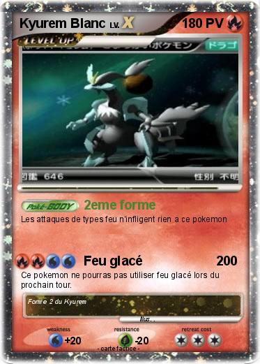 Pokemon Kyurem Blanc