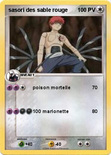 Pokemon sasori des sable rouge