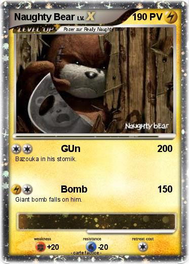 Pokemon Naughty Bear
