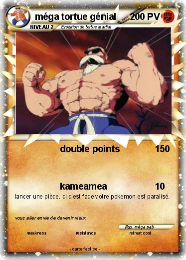 Pokemon méga tortue génial