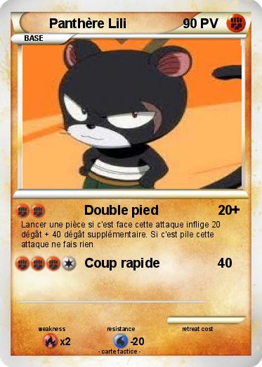 Pokemon Panthère Lili