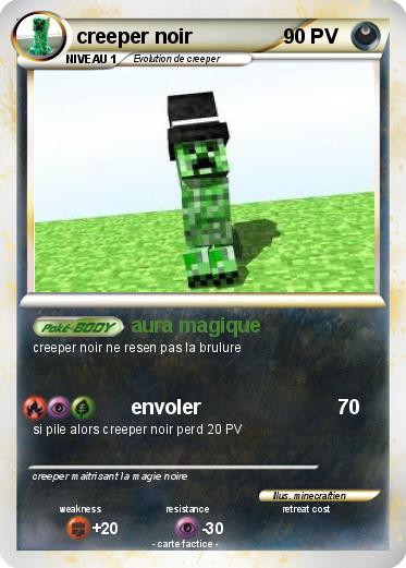 Pokemon creeper noir