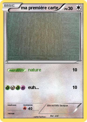 Pokemon ma première carte