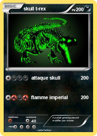 Pokemon skull t-rex