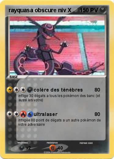Pokemon rayquasa obscure niv X