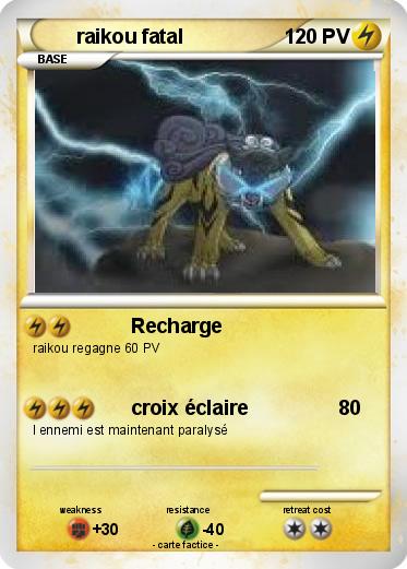 Pokemon raikou fatal