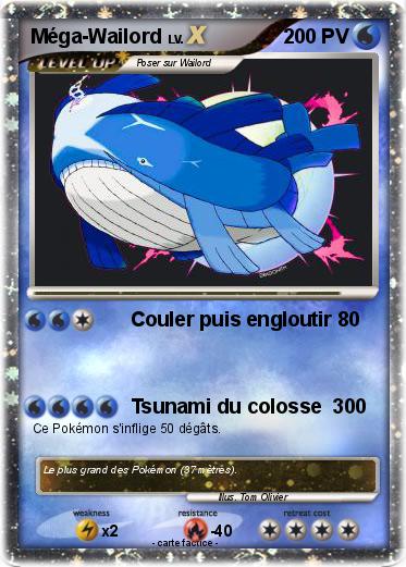 Pokemon Méga-Wailord