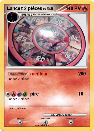 Pokemon Lancez 2 pièces