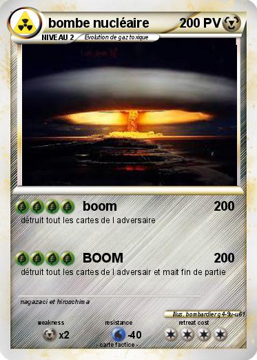 Pokemon bombe nucléaire