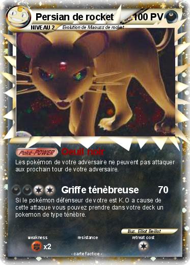 Pokemon Persian de rocket