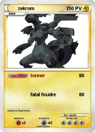Pokemon zekrom