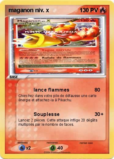Pokemon maganon niv. x