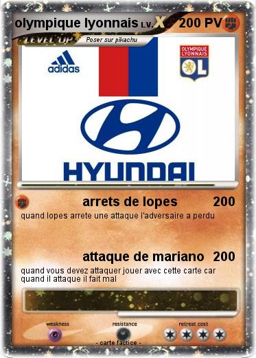 Pokemon olympique lyonnais