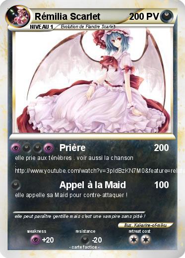 Pokemon Rémilia Scarlet