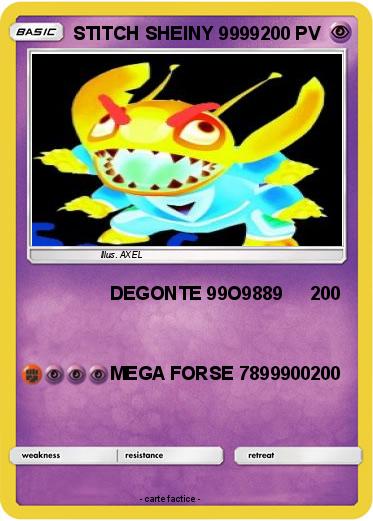 Pokemon STITCH SHEINY 9999