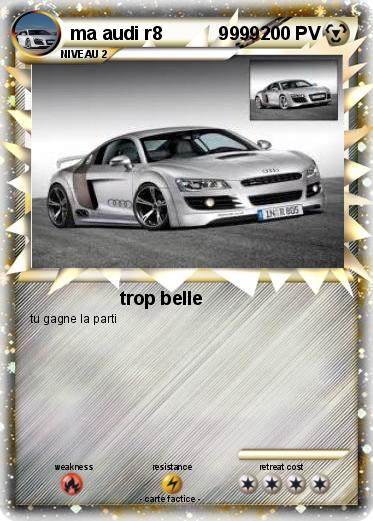 Pokemon ma audi r8           9999