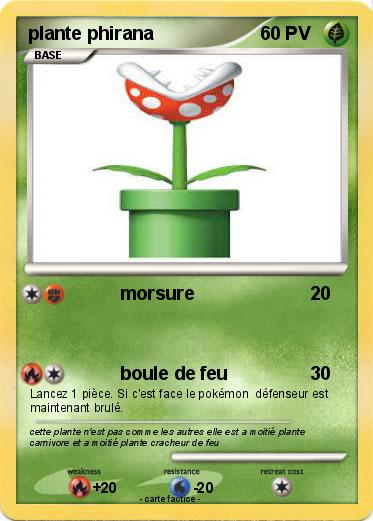 Pokemon plante phirana