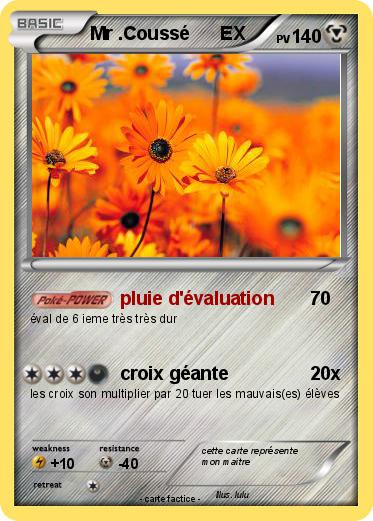 Pokemon Mr .Coussé      EX