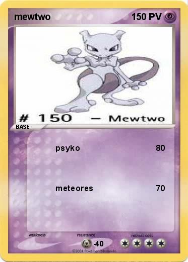 Pokemon mewtwo