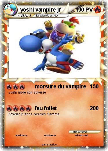 Pokemon yoshi vampire jr