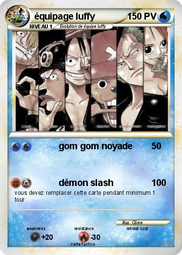 Pokemon équipage luffy