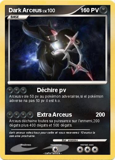 Pokemon Dark Arceus